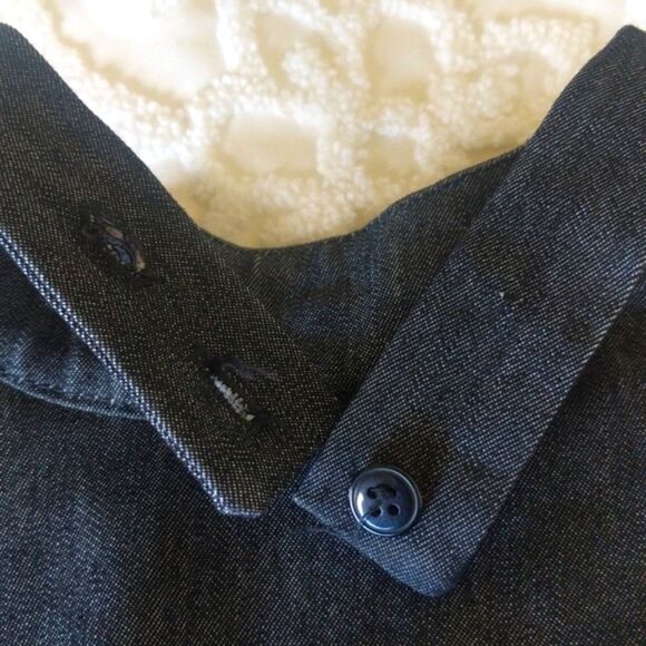 XOXO Denim Jewelled  Neck Halter Top - Picture 11 of 11